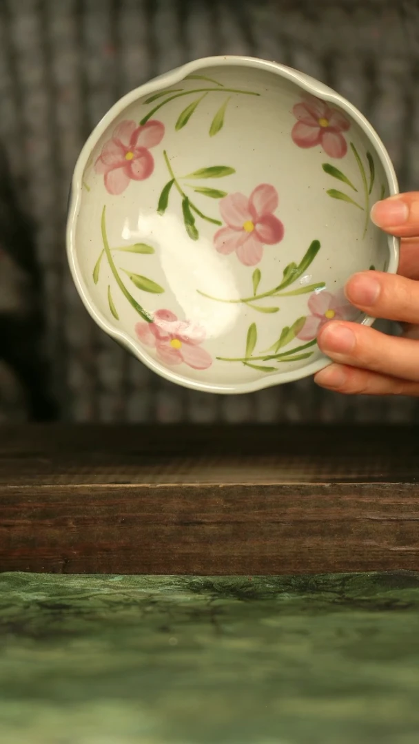 陶瓷青诗集手工手绘瓷器