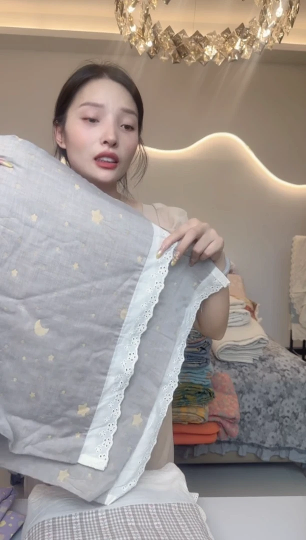 棉直播间展示 枕头套一对29
