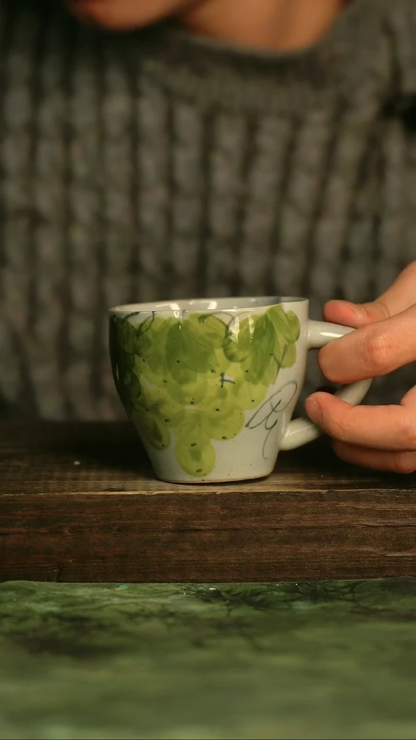 釉下彩手工手绘瓷器青诗集手工手绘瓷器