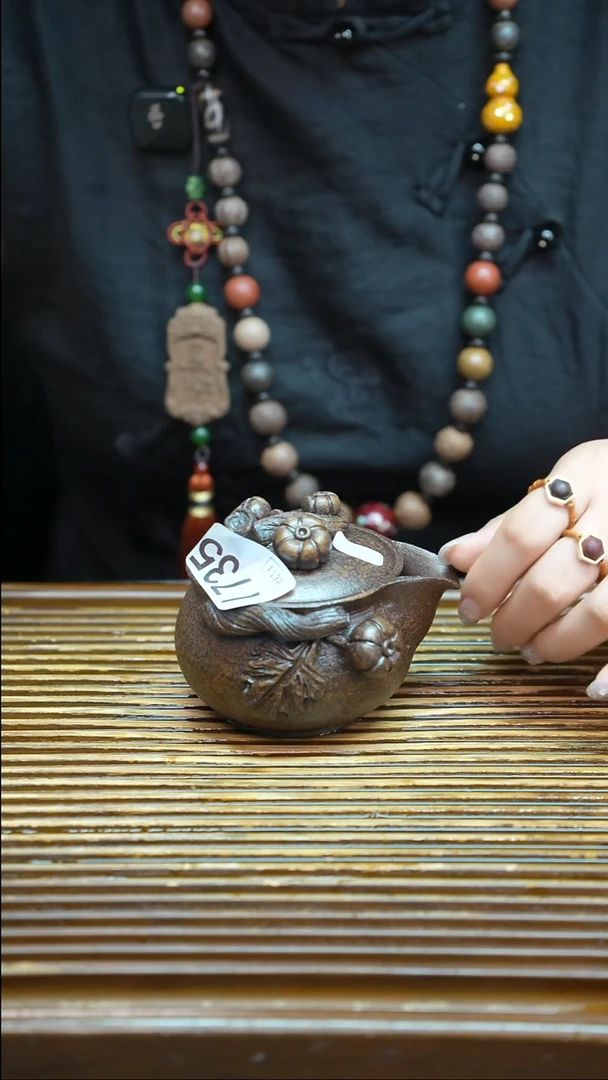 万古烧粗陶手工茶具