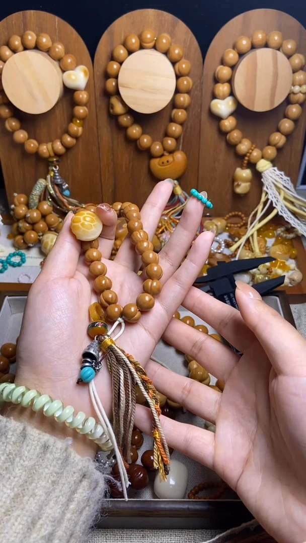 手串猴头核桃星***人龙炎手工小尺寸富甲绿跑环藏式流苏