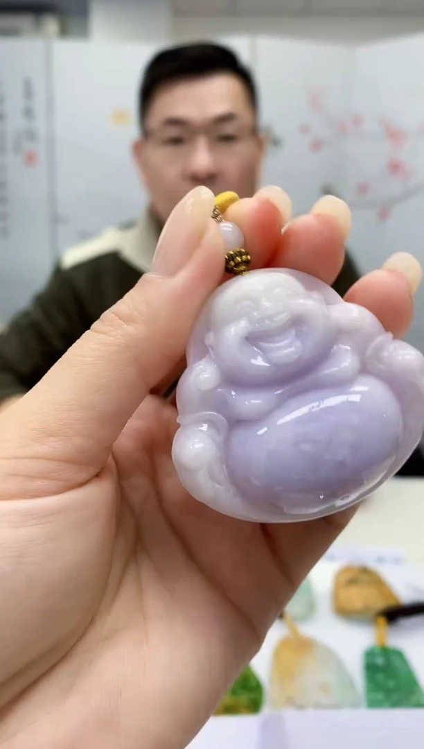 【闪购商品】定制翡翠未镶嵌5152lr-毛货挂件13