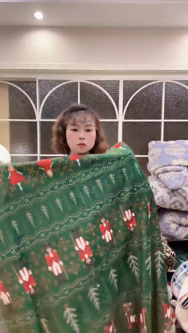 醋酯纤维1.2*1.5 小圣诞毯子