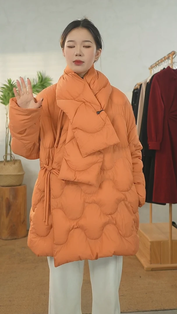 羽绒服冬季新款围脖sj0785