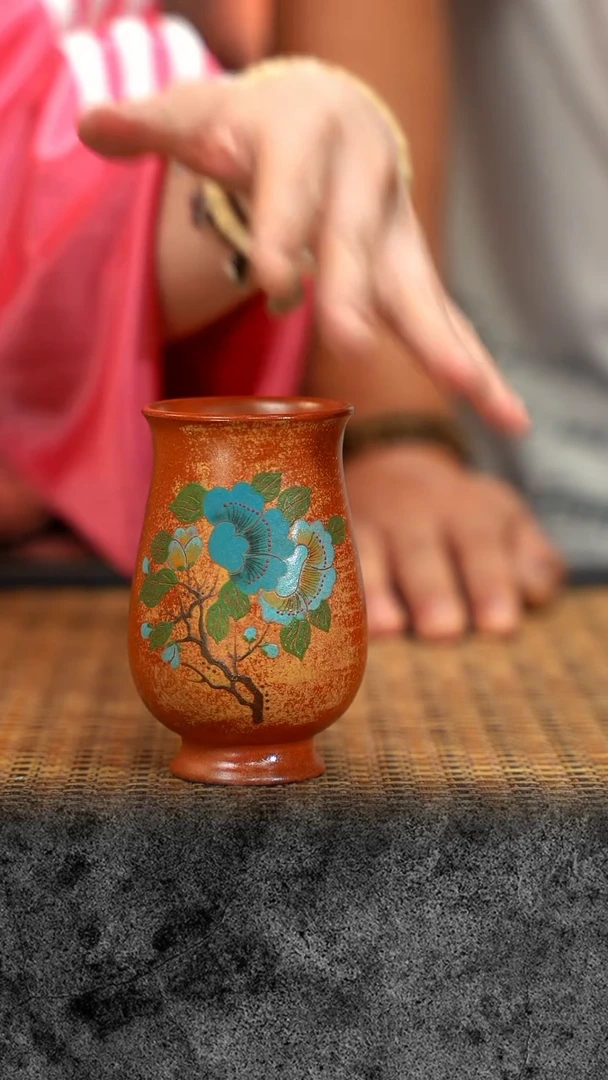 紫砂 宜兴紫砂 ZY  粉 大杯