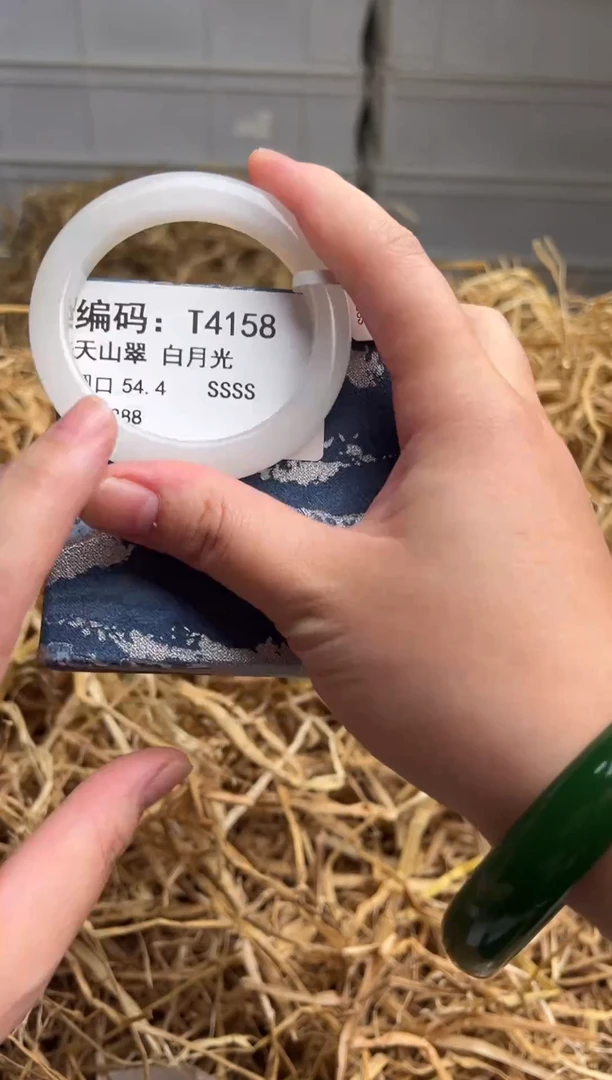 未镶嵌手镯石英质玉T4158