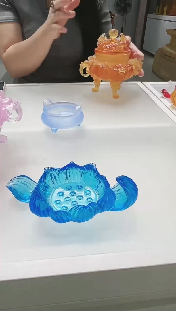 手工艺品琉璃古法琉璃底座