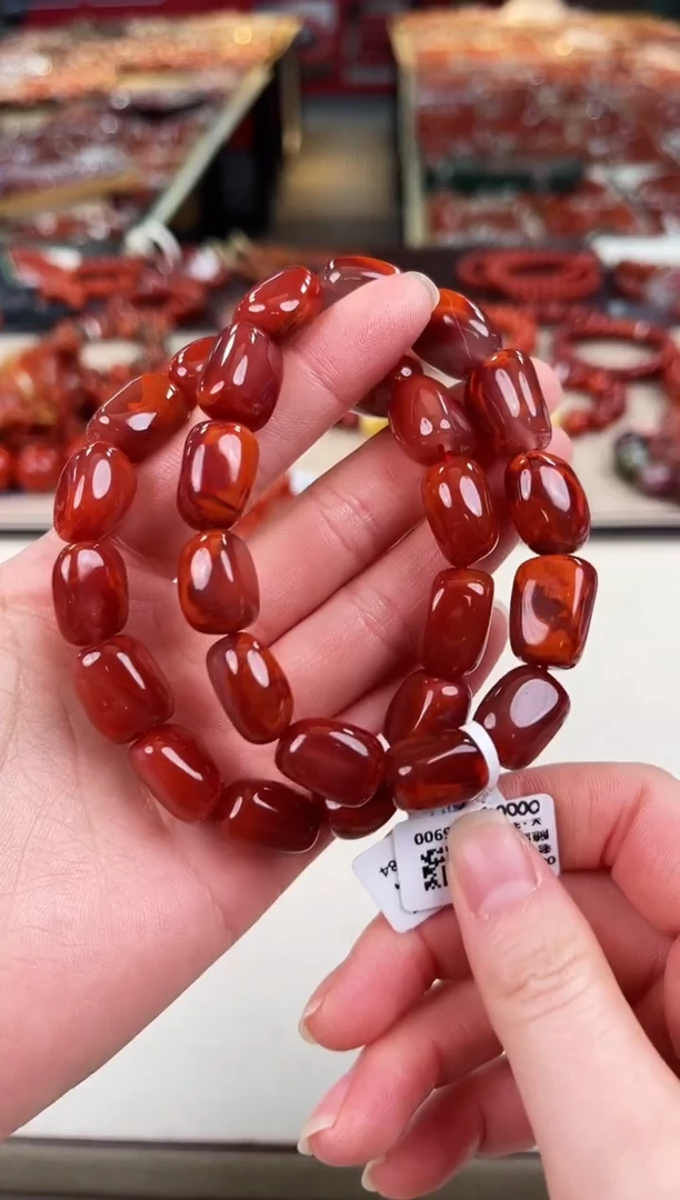 未镶嵌瓦西随型手串南红玛瑙（多样式发其一）