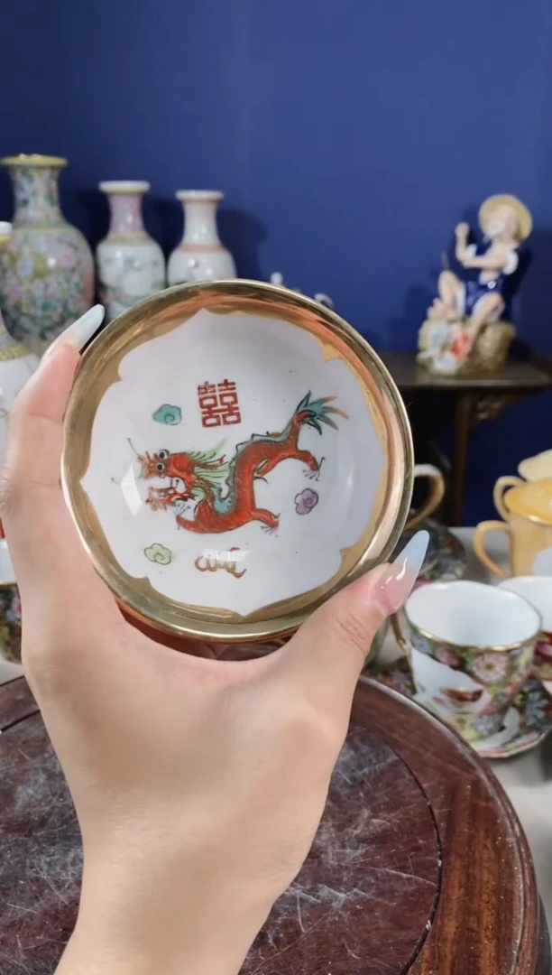 瓷片景德镇窑老厂瓷摆件