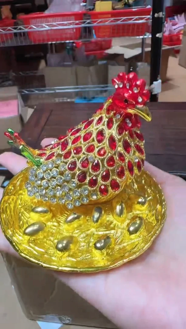 【闪购商品】茶宠珐琅首饰盒摆件AD101