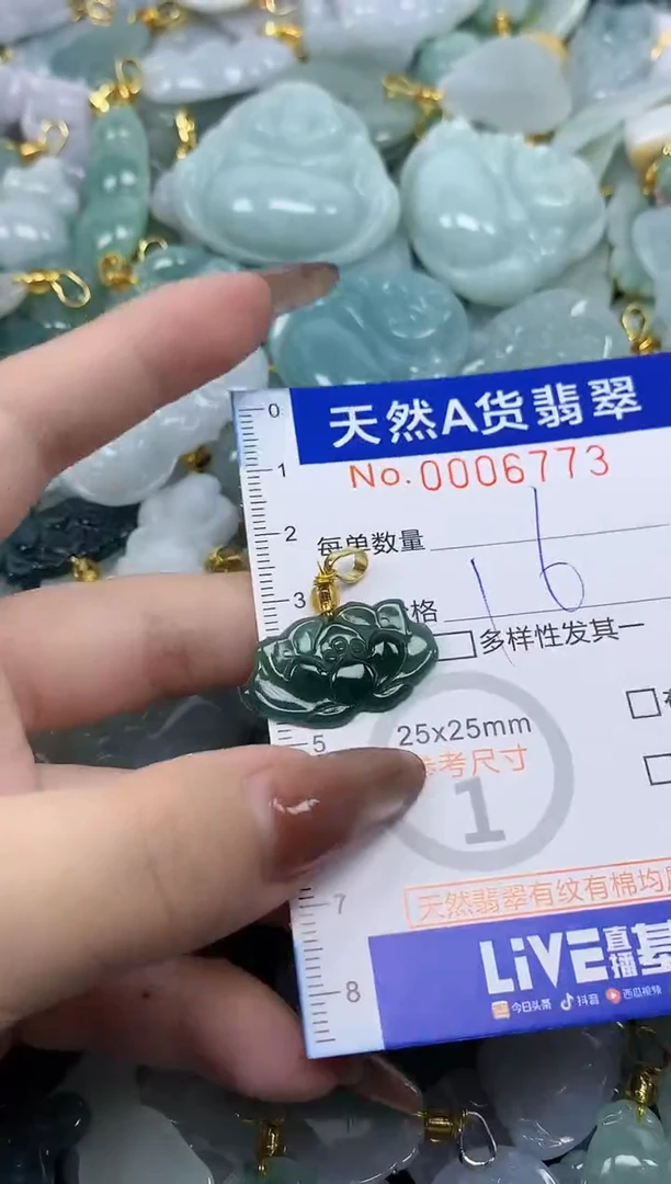 翡翠未镶嵌颈饰天然A货翡翠