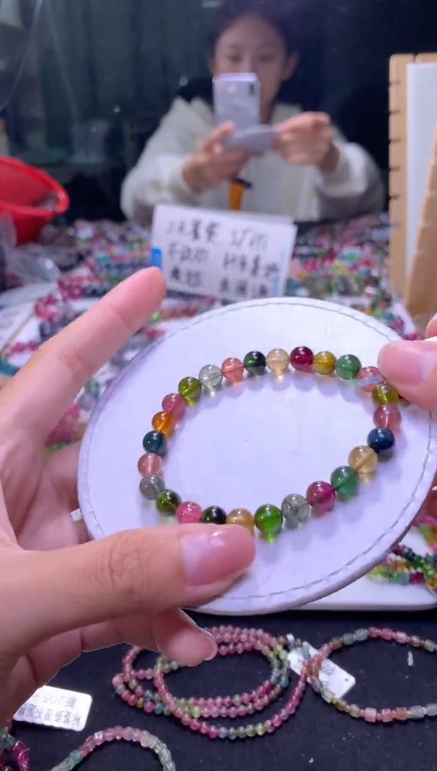 未镶嵌手串碧玺A181【天然碧玺】