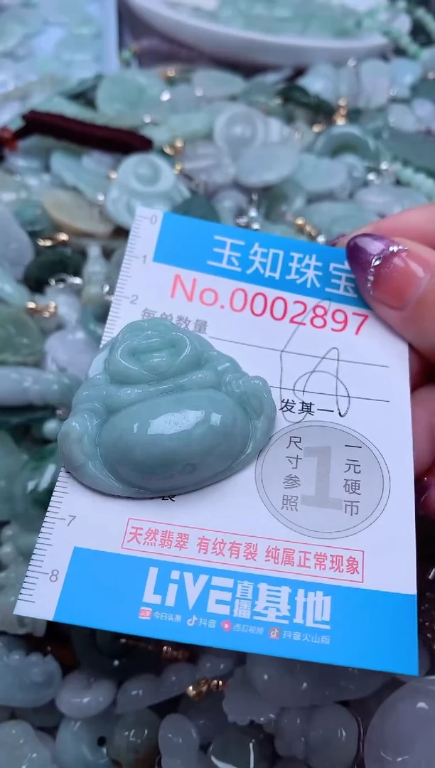 翡翠未镶嵌吊坠(不含链)2897