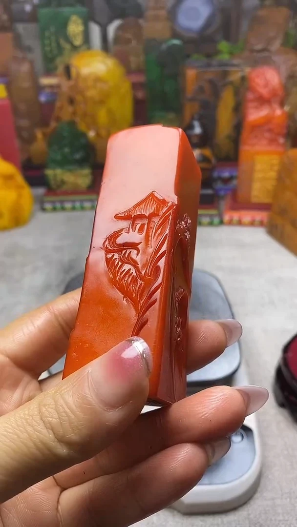 寿山石印石纯天然篆刻石料