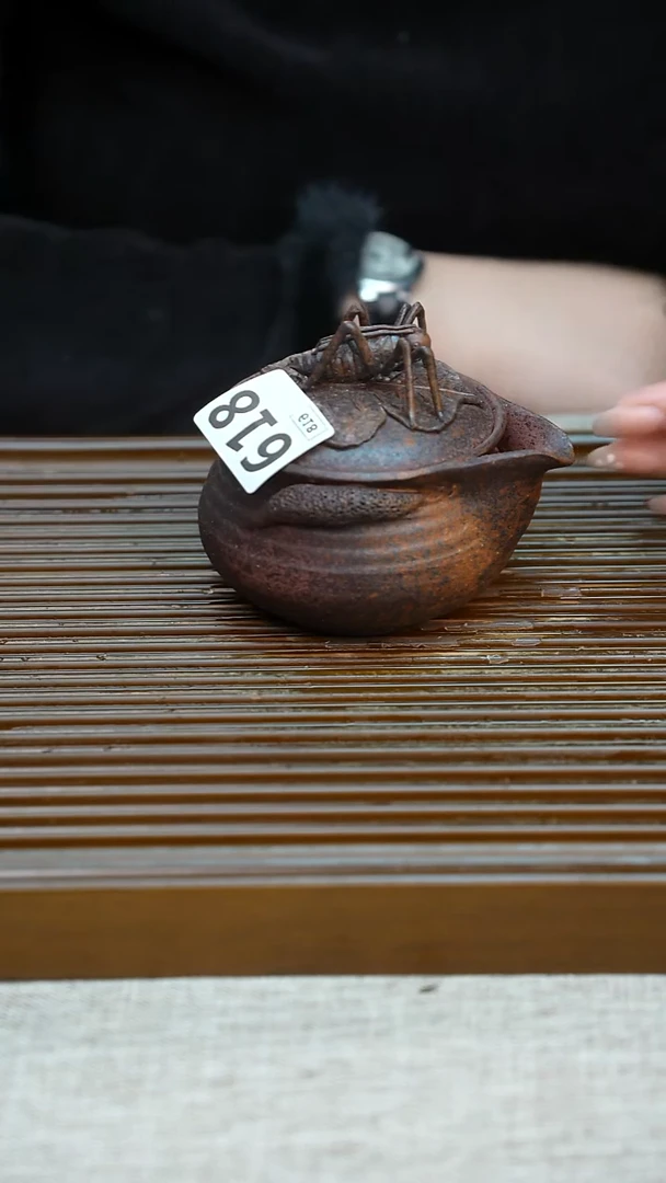 纯手工粗陶茶具每一只不一样