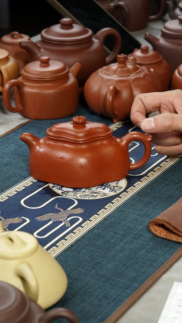 【闪购商品】紫砂茶壶红降海棠茶壶