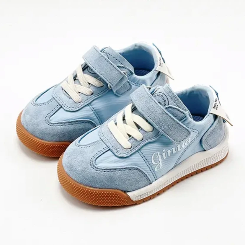 XY【欧若风】儿童软底学步鞋男孩板鞋德训鞋小女孩运动鞋童鞋7502