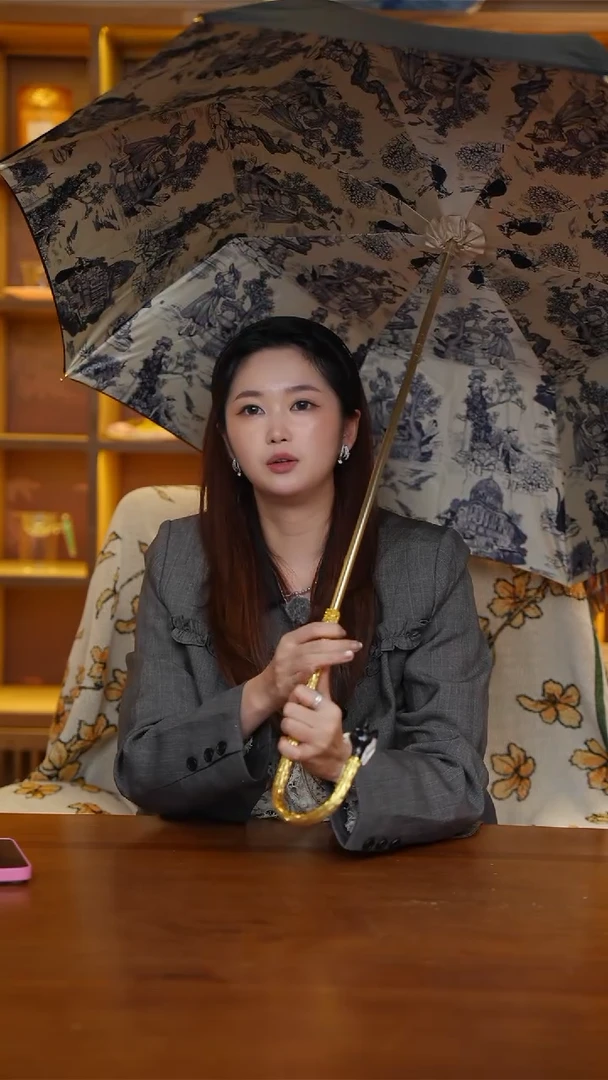 陶273---雨伞如图--------弯钩