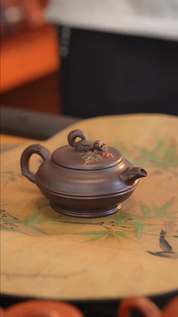 茶壶紫砂原矿手工制作