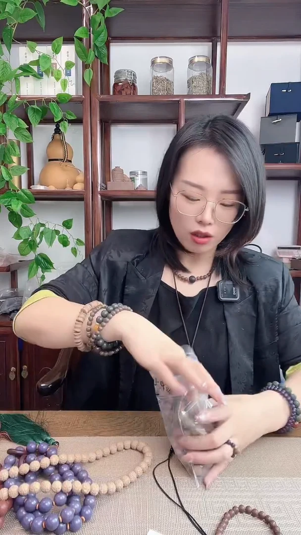泥塑羽*禅悦香方108字大脖挂