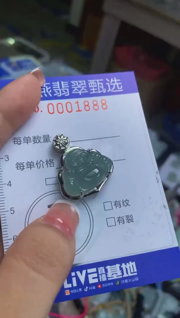 翡翠未镶嵌颈饰闪购0001888