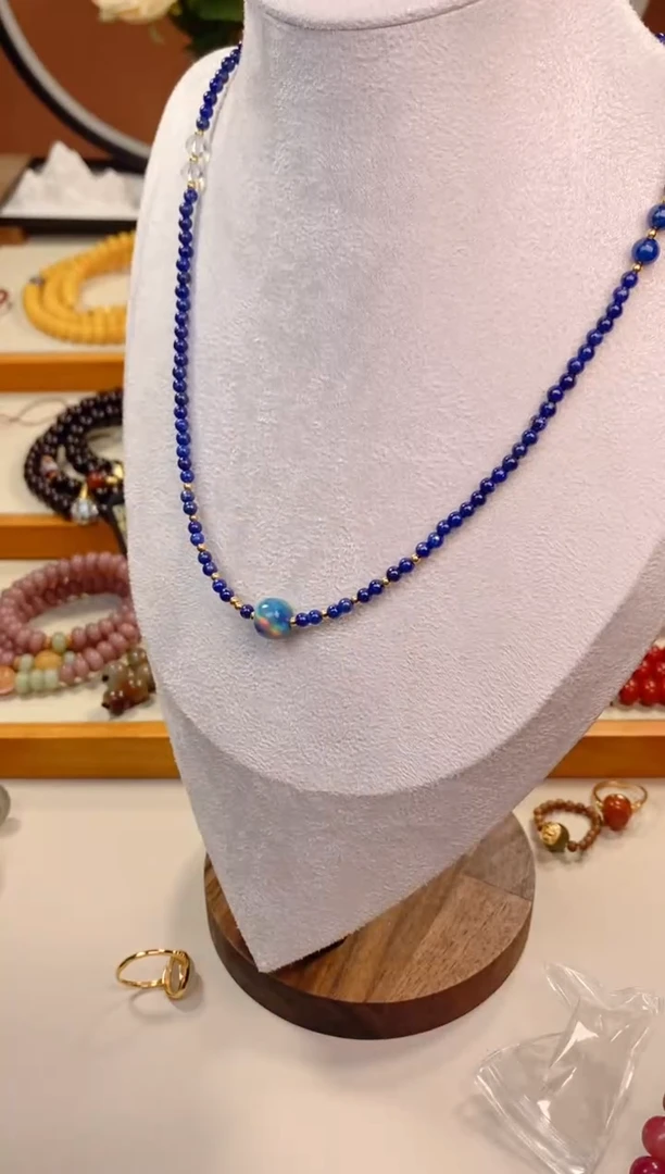 【闪购商品】菩提根/象牙果手串青金欧项链