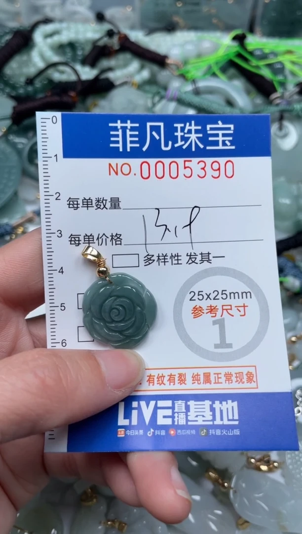 【闪购商品】翡翠颈饰未镶嵌00..5390