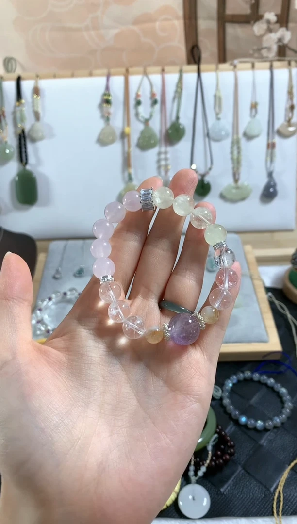 水晶手串未镶嵌手串4