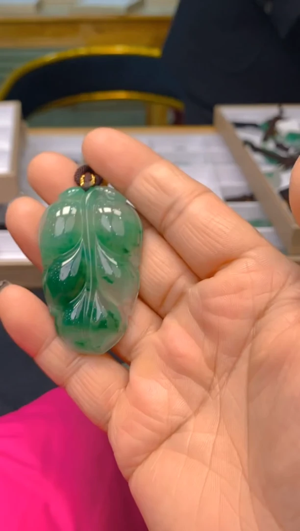 【闪购商品】石英质玉颈饰未镶嵌冰美人非洲翠046