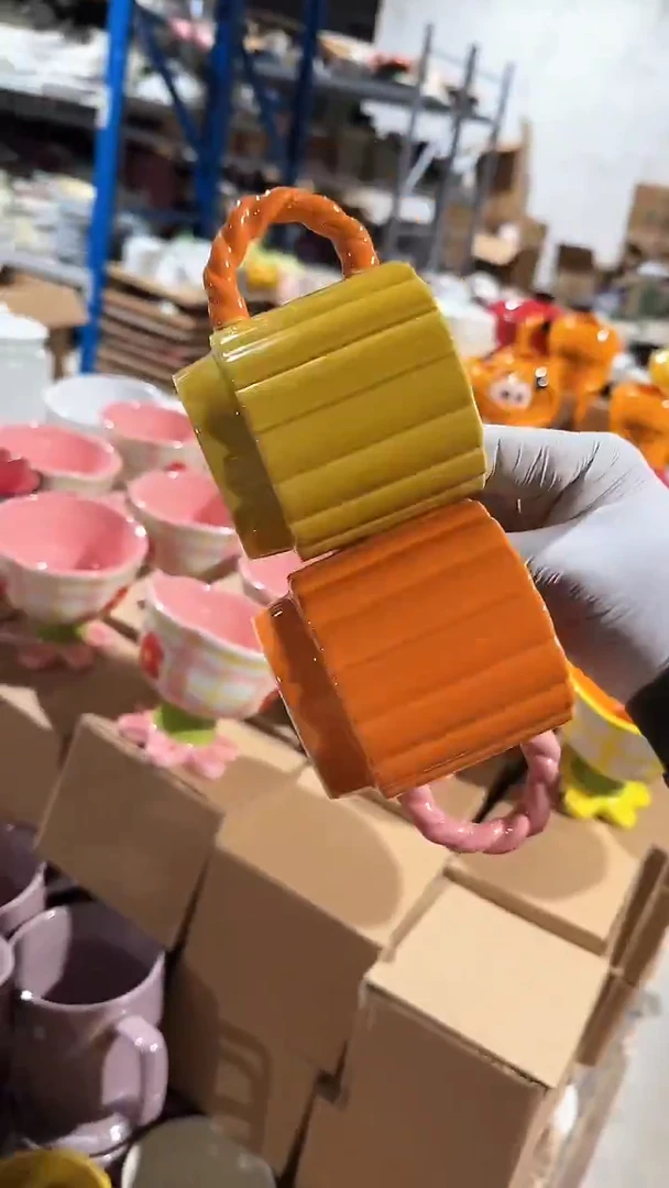 陶瓷2个杯子微瑕 凑满20元包邮