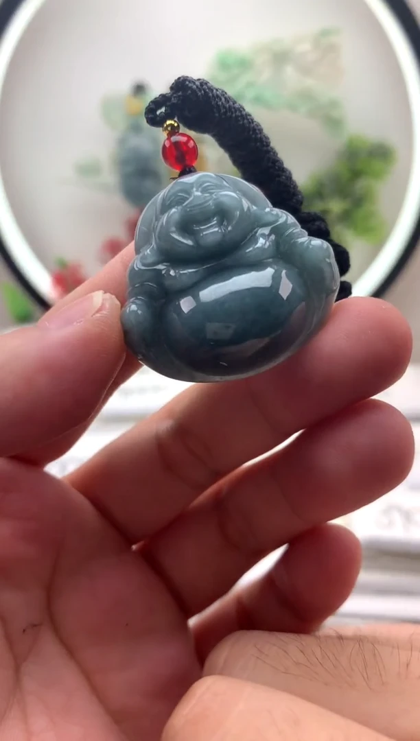 颈饰未镶嵌翡翠佛公