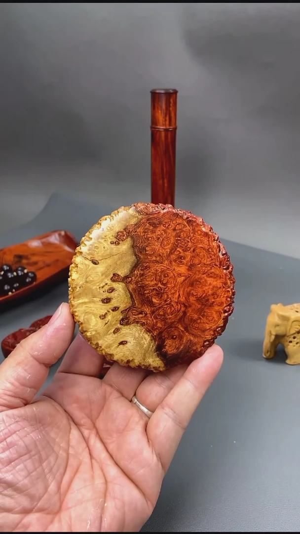 缅甸花梨（花梨木类）缅甸花梨瘤疤底座