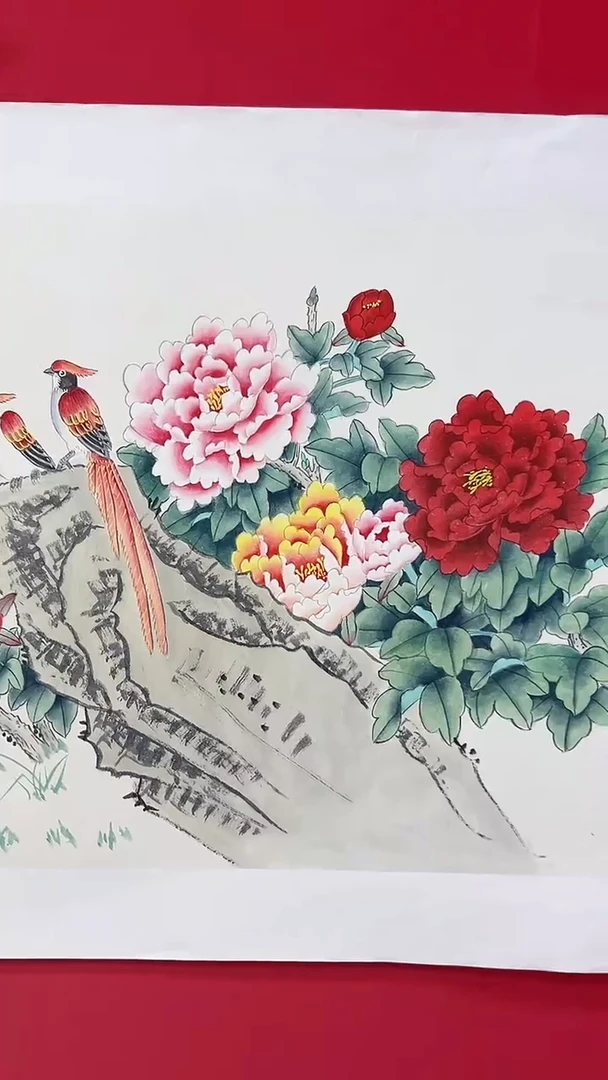 国画花鸟/宣纸/国画