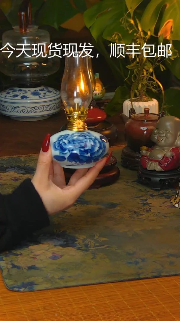 【闪购商品】景德镇陶瓷灯摆件