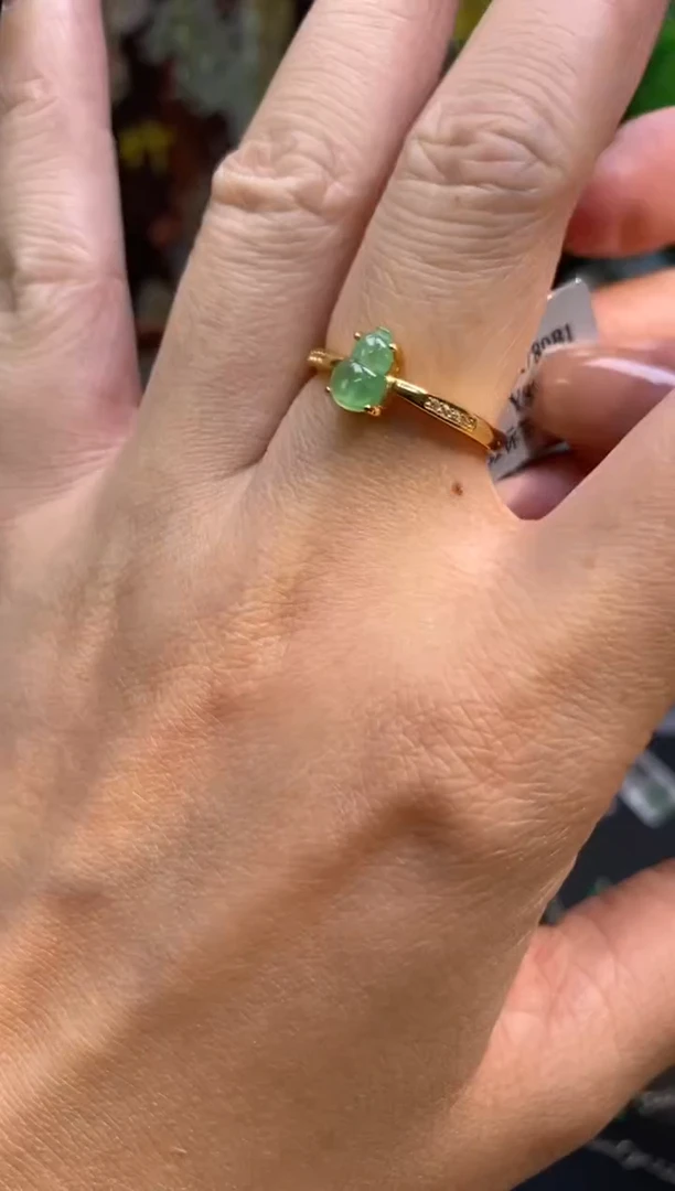 颈饰银S925镶嵌翡翠净货14341