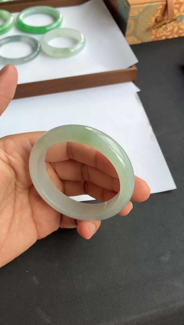 未镶嵌手镯翡翠119号57.6*14.3*8.5正圈