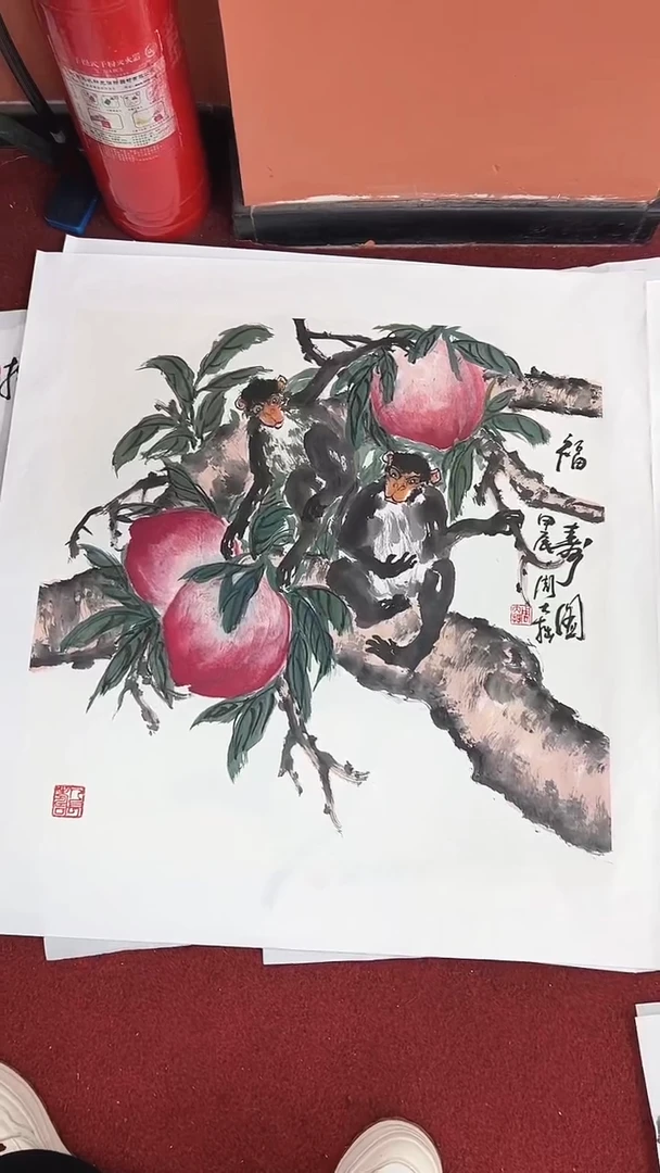 国画周大拙/国画/花鸟