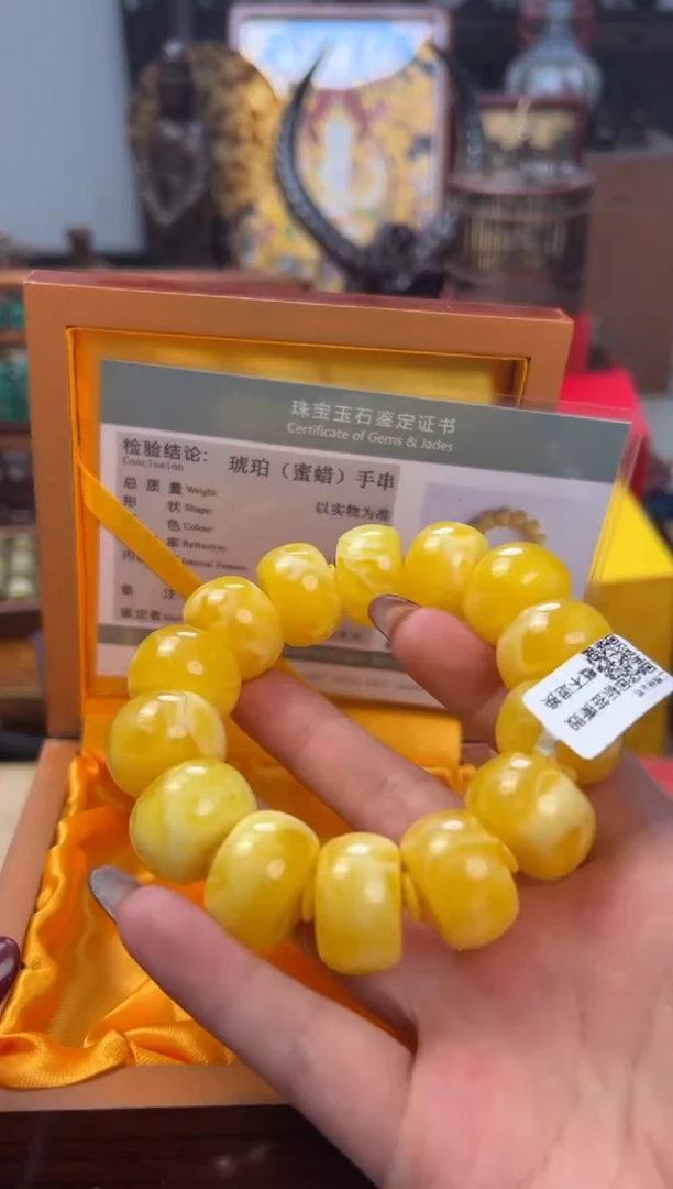 【闪购商品】蜜蜡颈饰未镶嵌——————————