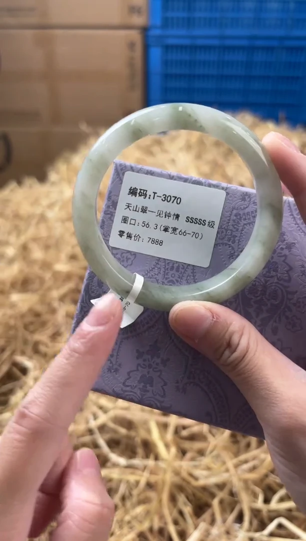 未镶嵌手镯石英质玉T-3070