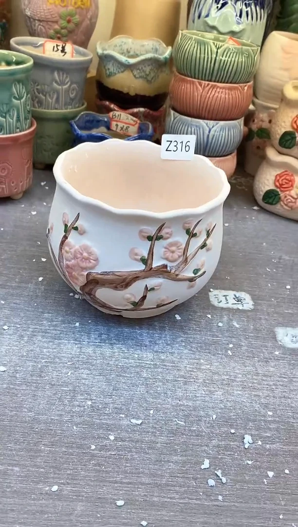 @@陶瓷多肉花盆Z316