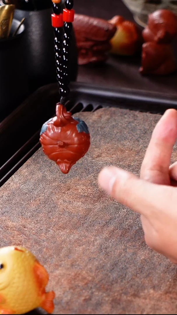 紫砂茶宠05精品紫砂手把件