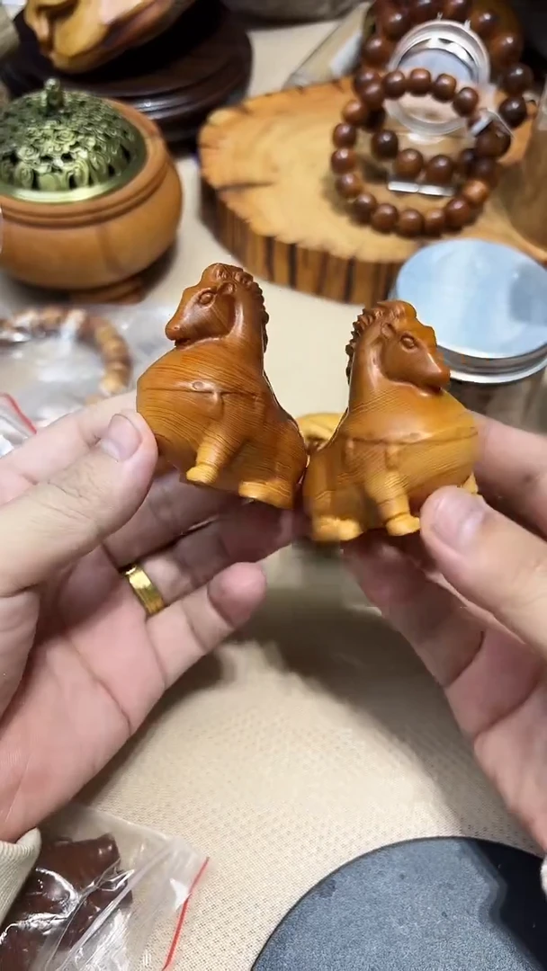 柏木（崖柏）南太行崖柏马手把件