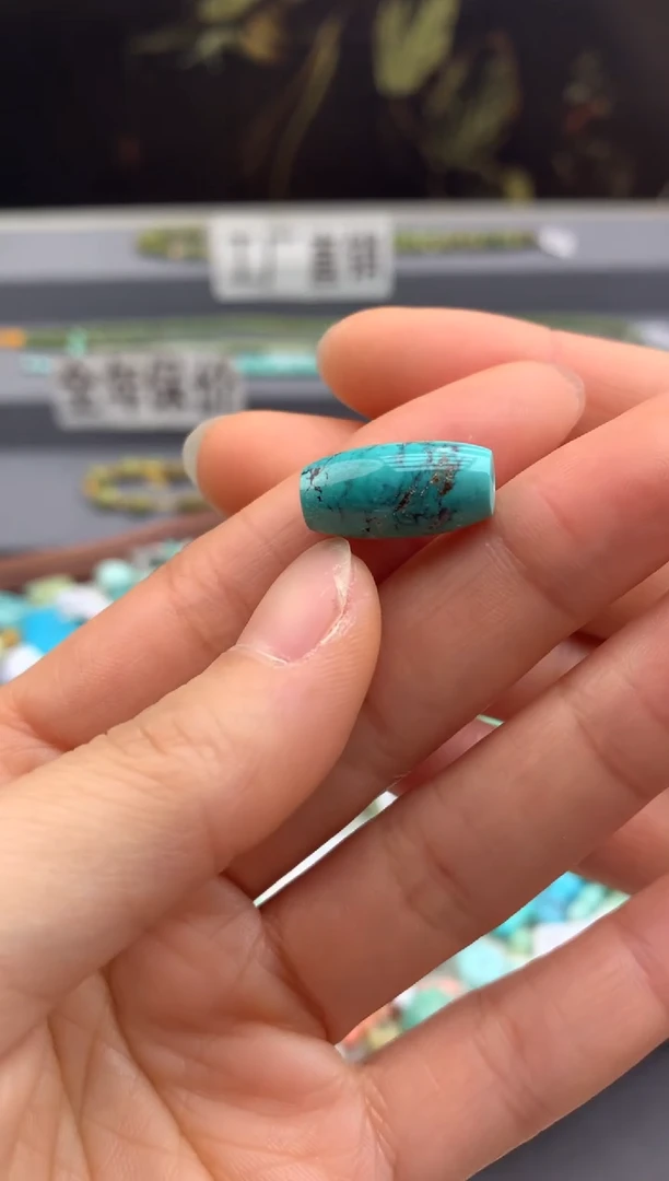 未镶嵌绿松石单珠茜.A07