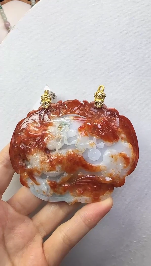 颈饰未镶嵌翡翠国风翡翠