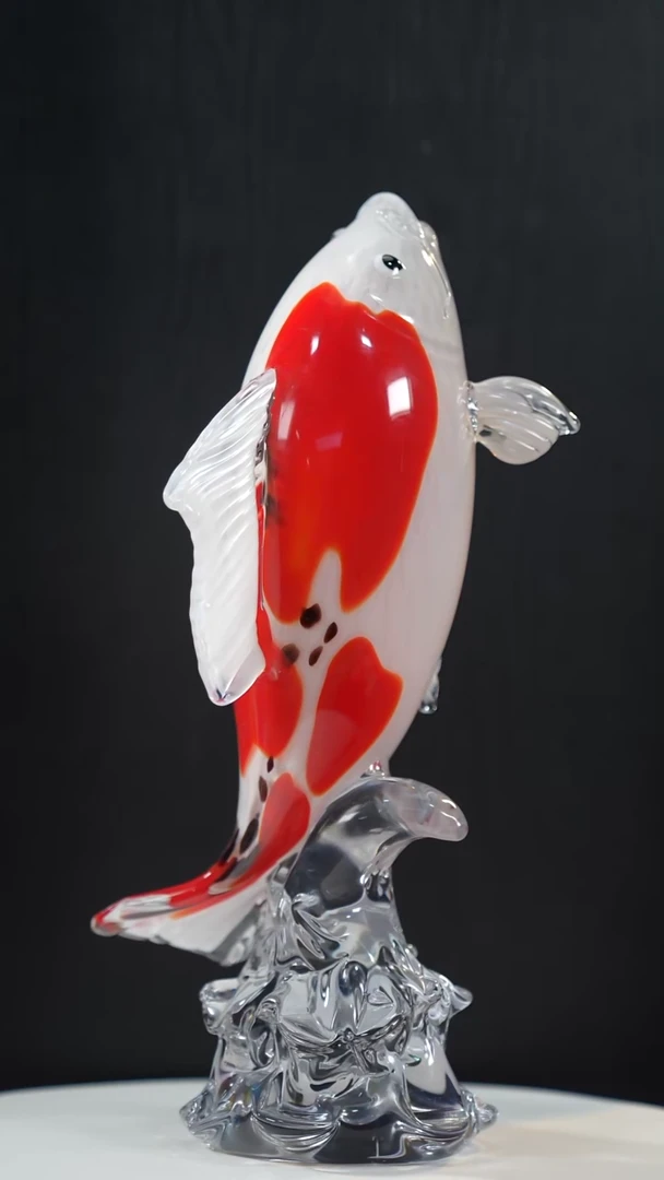 【闪购商品】琉璃手工艺品昭和锦鲤