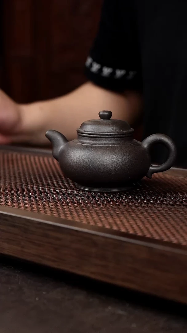 茶壶紫砂黑料大蕴德中