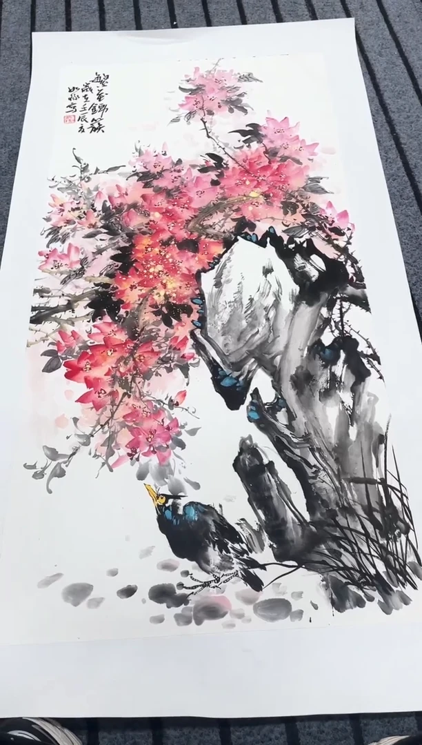 精品国画花鸟作品