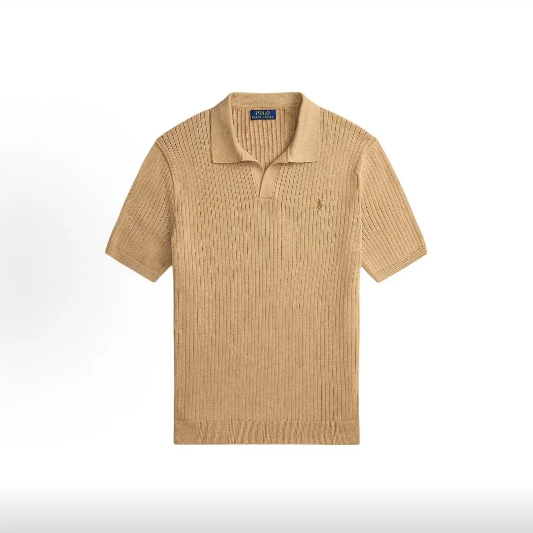 【林一专属】Ralph Lauren拉夫劳伦 单领扣条纹短袖Polo