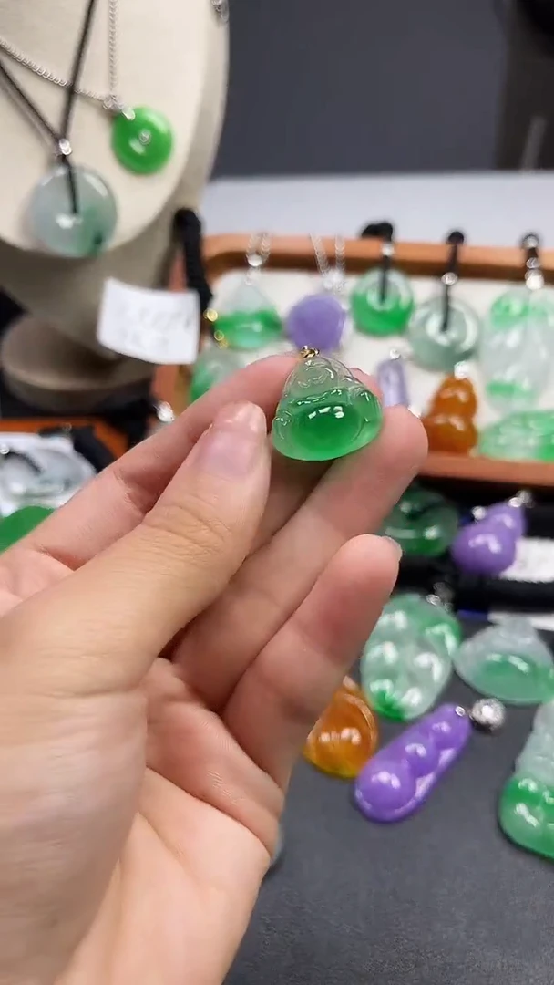 颈饰未镶嵌翡翠  所见即所得 一图一物