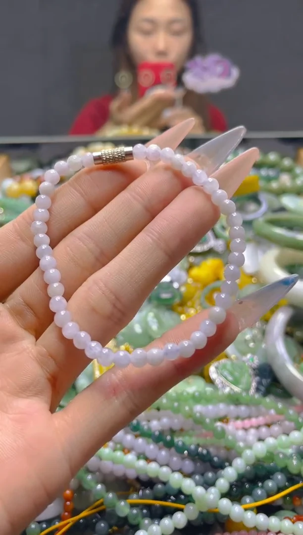 颈饰未镶嵌翡翠4MM